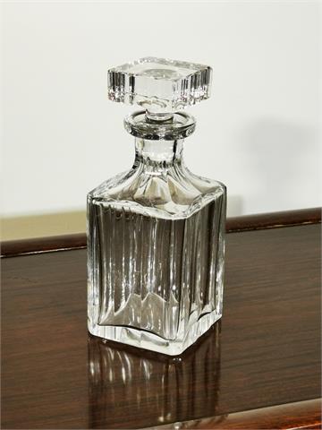 Massive Whysky Flasche aus Kristallglas