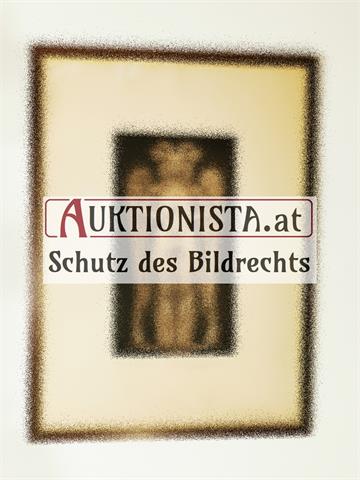 Radierung "Der Widder" von Ernst Fuchs