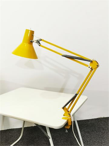 Vintage Architektenlampe / Gelenk- Schreibtischleuchte im Industrial Design