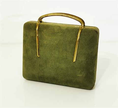 Art Deco Handtasche / Schatulle in Form einer Handtasche