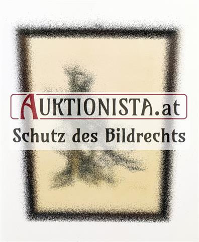 Farbradierung "Michaelerplatz" signiert Karl Schwetz