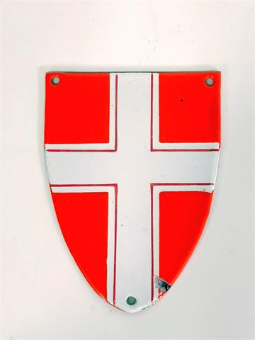 Altes Email Schild Wiener Wappen
