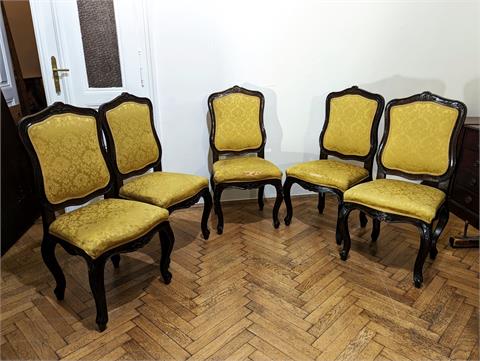 5 Sessel im Barockstil