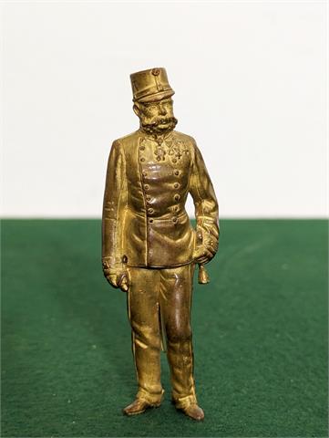 Vergoldete Bronzefigur Kaiser Franz Joseph I