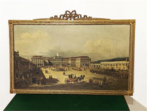 Hochwertiger Kunstdruck "Schönbrunn" nach Bernardo Belotto