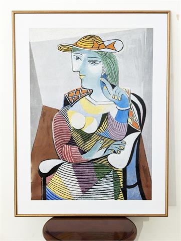 Kunstdruck "Porträt von Marie Therese Walter" von Pablo Picasso