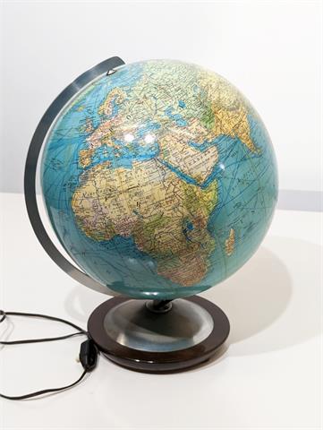Beleuchteter Mid-Century Globus von Columbus Duo Erdglobus