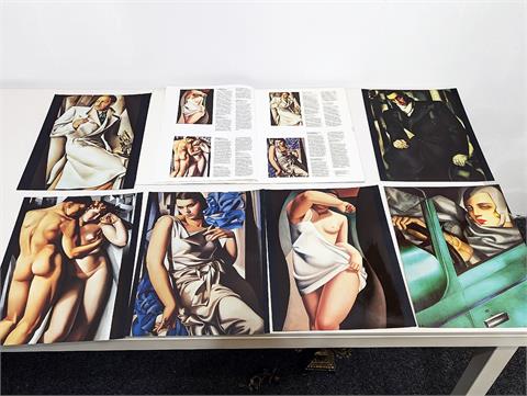 Posterbuch Tamara De Lempicka mit 6 hochwertigen hochglanz Kunstdrucken