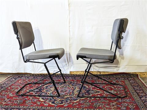 Zwei Vintage Bürostühle von Albert Stoll für Giroflex (Schweiz)