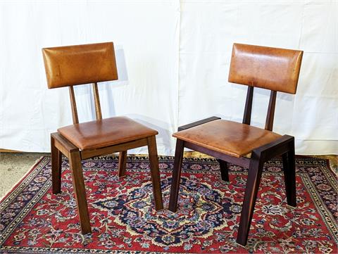 Zwei außergewöhnliche Stühle im Bauhausstil