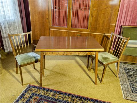 Vintage Tisch mit zwei Sessel