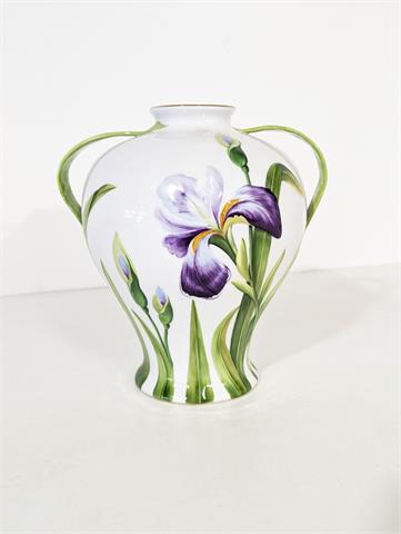 Florale Vase von Herend Porzellan