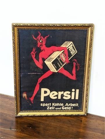 Alte Reklame auf Karton "Persil"