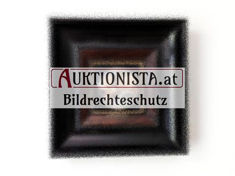 Gemälde Gouache auf Karton / Miniaturmalerei "Fröhlicher Umtrunk" signiert Karl Fahringer
