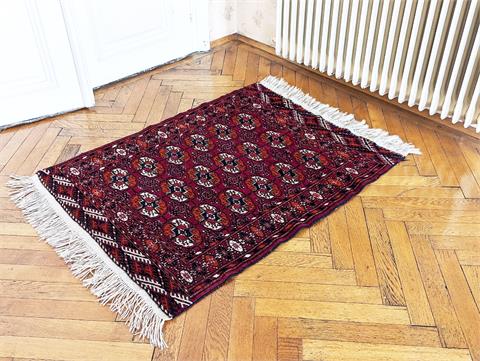 Alter handgeknüpfter orientalischer (Afghane) Teppich