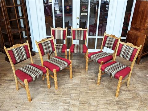 Sechs dänische Vintage Sessel im Landhausstil