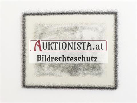 Lithografie "Wahrzeichen Wiens" monogrammiert Michael Coudenhove-Kalergi