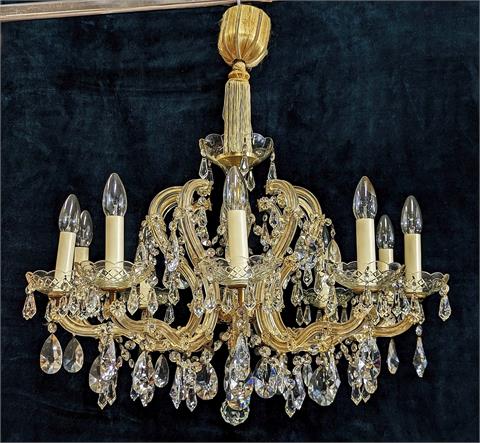 Eleganter 10-flammiger Kristall Maria Theresia Kronleuchter
