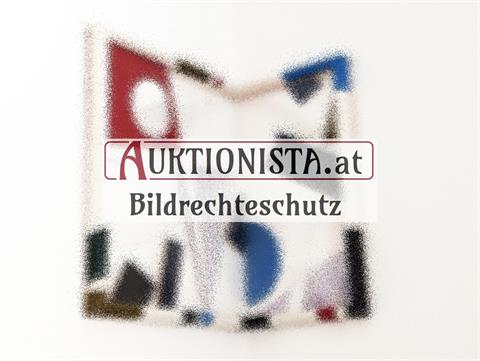 Abstrakte (Eck-) Kunstinstallation signiert Eduard Tairych