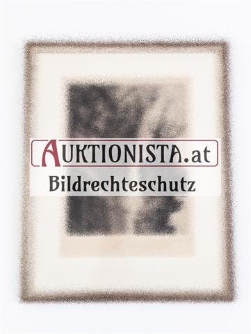Radierung "Samson vor dem Haus Dagons" signiert Ernst Fuchs
