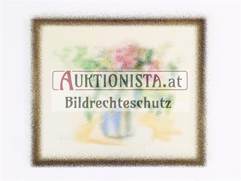 Farblithografie "Blumenstrauß" plattensigniert Oskar Kokoschka