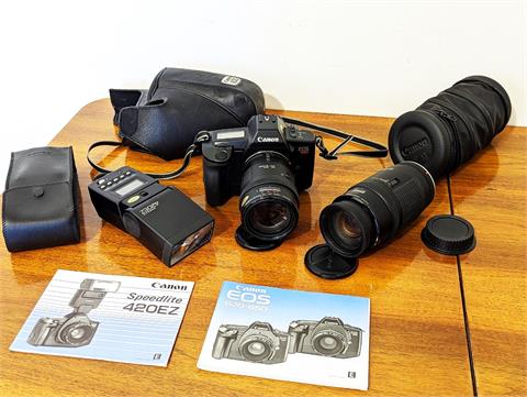 Analoge Spiegelreflexkamera Canon EOS 620 mit Zubehör