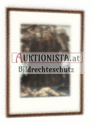Farbradierung "Das Gefängnis des Ikarus" signiert Ernst Fuchs