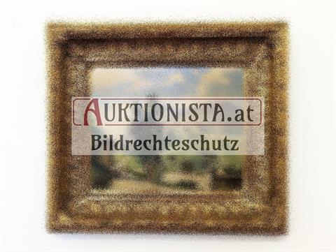 Gemälde Öl auf Karton "Frauenburg Steiermark"