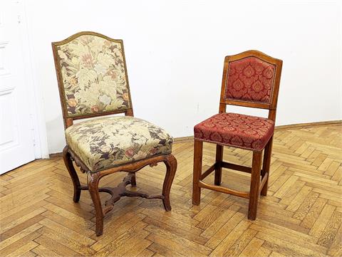 Zwei antike Barock Sessel