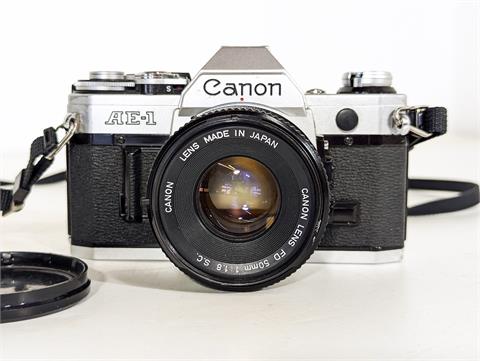 Analoge Vintage Spiegelreflexkamer Canon AE-1
