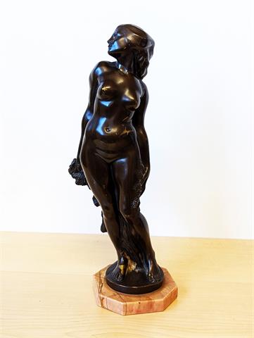 Bronze Skulptur Damenakt signiert D. Josephu