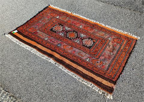Alter handgeknüpfter orientalischer Teppich (Kelim)