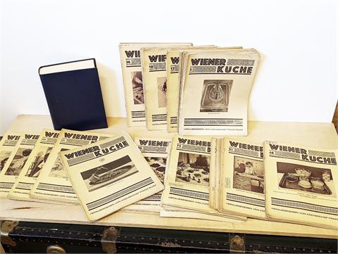 Alte "Wiener Küche" Zeitschriften und ein Kochbuch