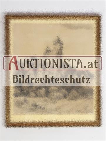 Bleistiftzeichnung auf Karton "Besigheim am Neckar" signiert Franz Bilko
