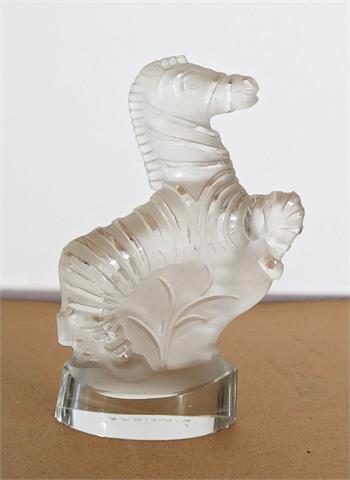 Glasfigur "Zebra" Entwurf Vally Wieselthier