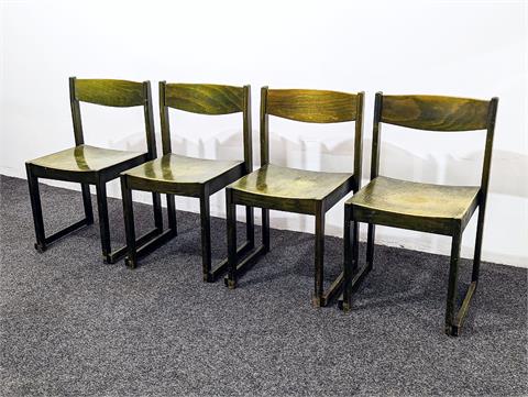 Vier skandinavische Stühle von Albin i Hyssner (Sweden)