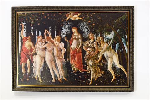 Großer hochwertiger Kunstdruck "Primavera - Sandro Botticelli"