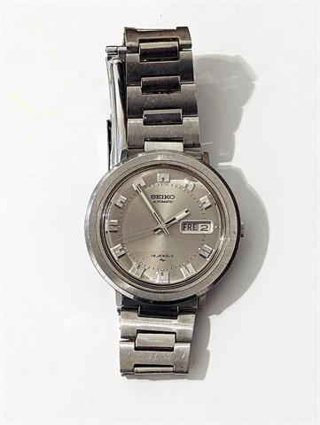 Vintage Armbanduhr Seiko Automatik mit Datumsanzeige