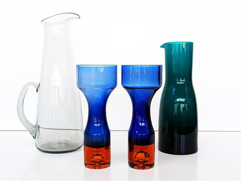 Zwei dänische Designer Vasen und Krüge