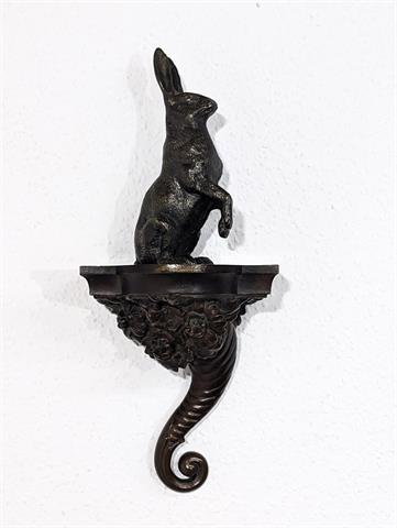 Wiener Bronze auf Bronzesockel "Hase"