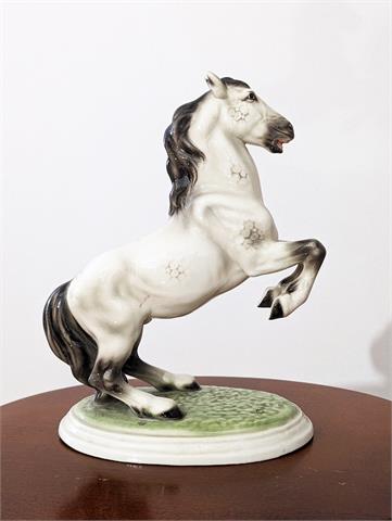 Keramikfigur "Aufsteigendes Pferd" von Keramos Wien