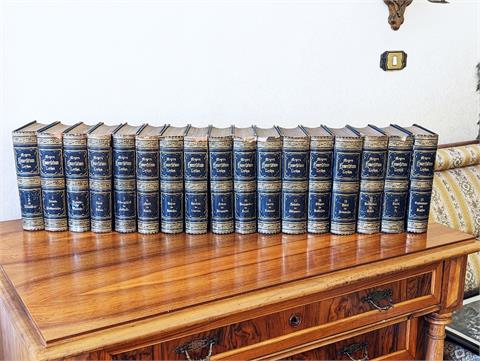 Antikes Mayers "Konversationslexikon" in 17 Bänden
