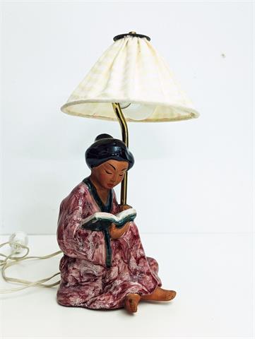 Mid-Century Tischlampe in der Art nach Carli Bauer