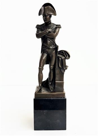 Bronzestatue "Napoleon" bezeichnet